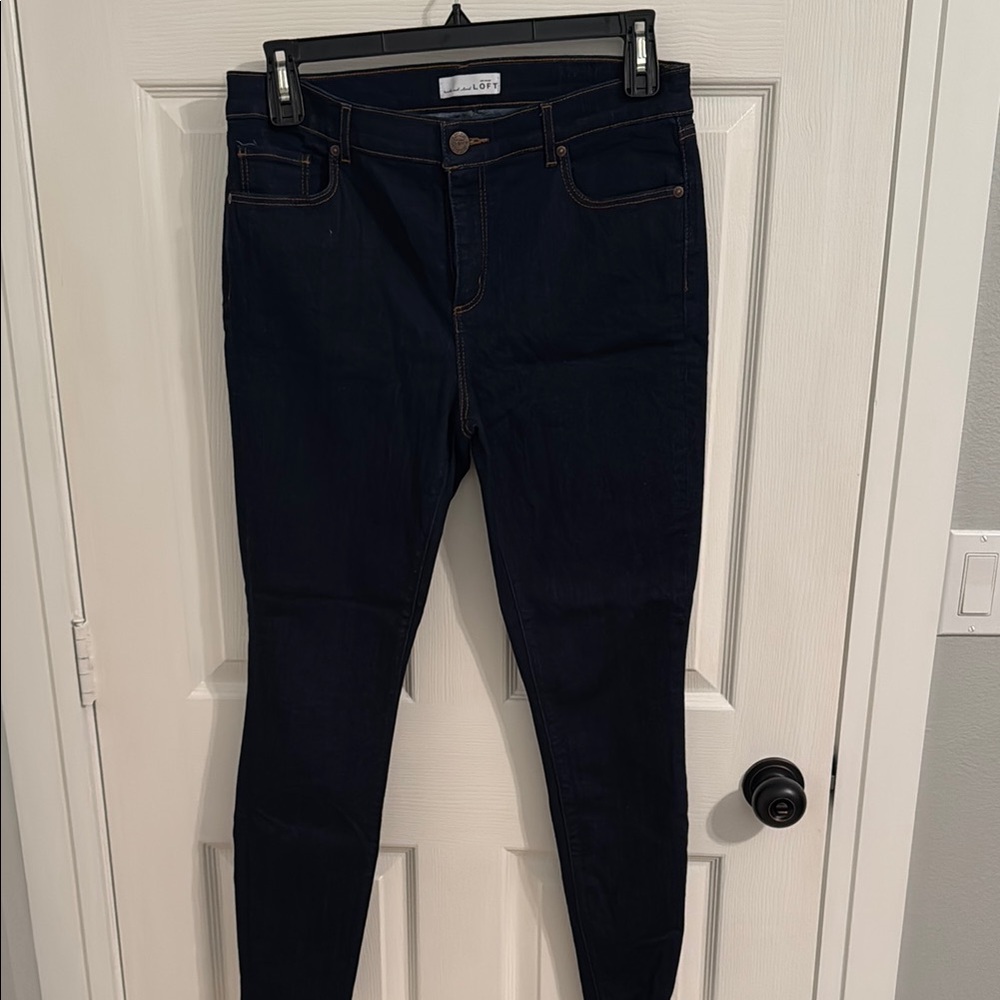 Loft Leggings Women's Dark Blue Jeans